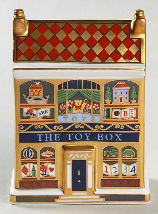 Miniature Houses The Toy Box - No Box by Royal Crown Derby-1