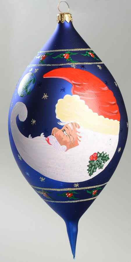 St. Nick Portrait Moon Dream Santa - Boxed by Christopher Radko-1