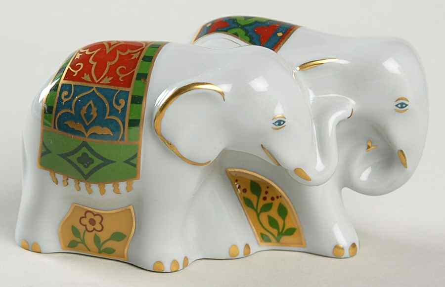 Noah's Ark & Animals Elephants - No Box by Royal Crown Derby-1