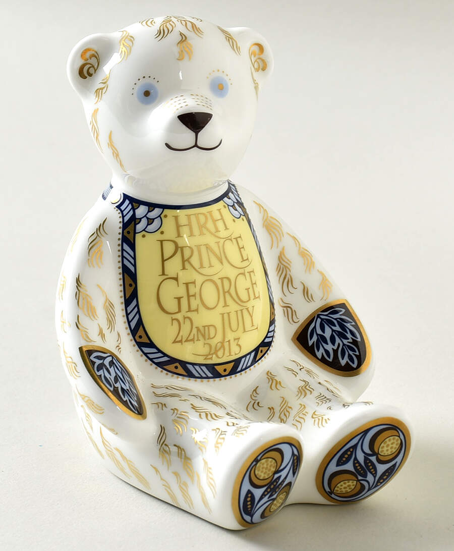 Royal Baby-Prince George Teddy Bear - No Box by Royal Crown Derby-1