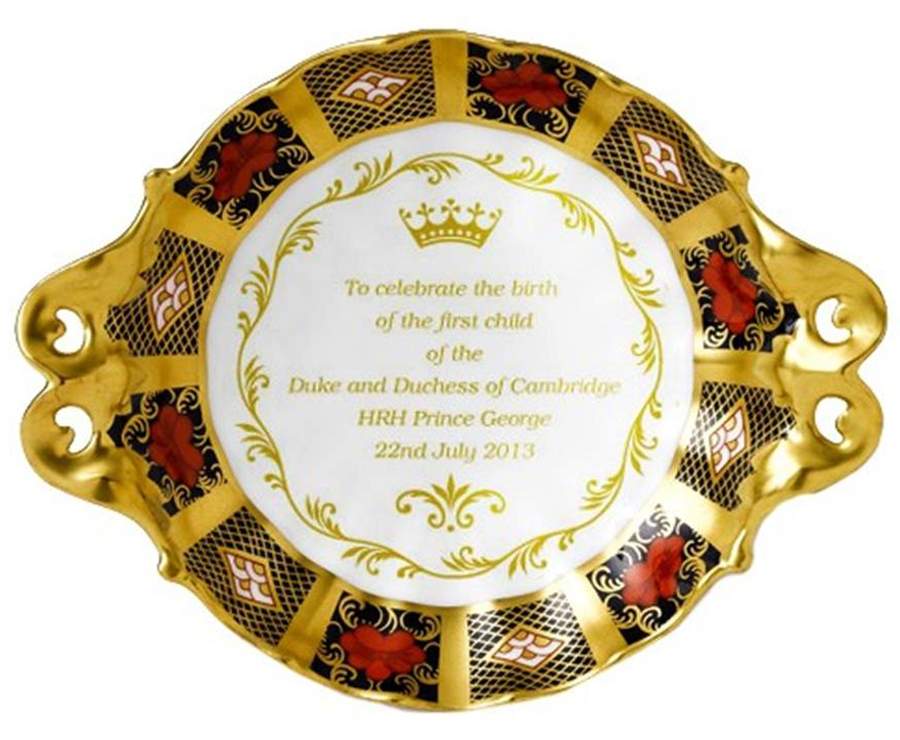 Royal Baby-Prince George Duchess Sweet Tray No.2 - Boxed by Royal Crown Derby-1
