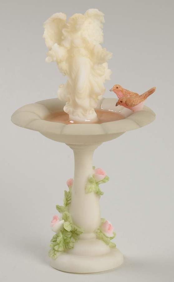 Seraphim Garden of Angels Birdbath-Garden Of Angels - No Box by Roman-1