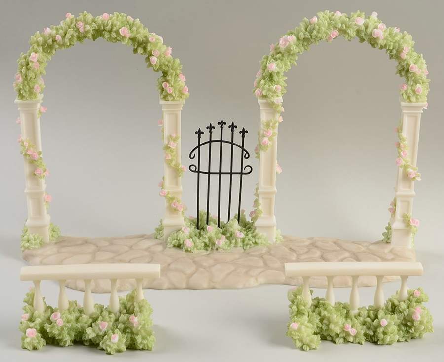 Seraphim Garden of Angels Garden Gate 3 Pc Set - No Box by Roman-1