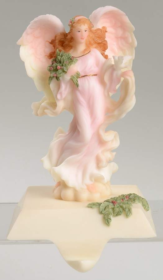 Seraphim Angels Stocking Holder Noelle-Giving Spirit - Boxed by Roman-1