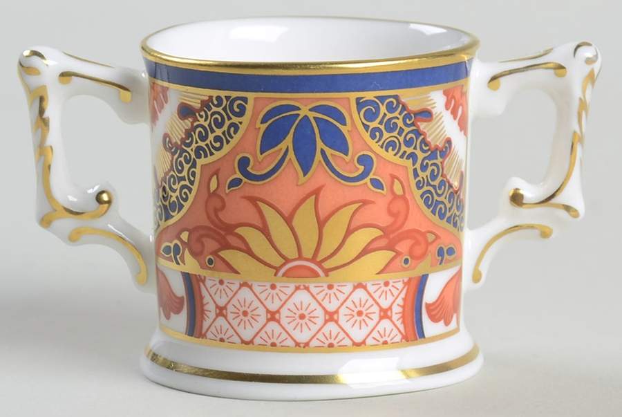 Miniature Loving Cup Collection Gilded Japan - No Box by Royal Crown Derby-1