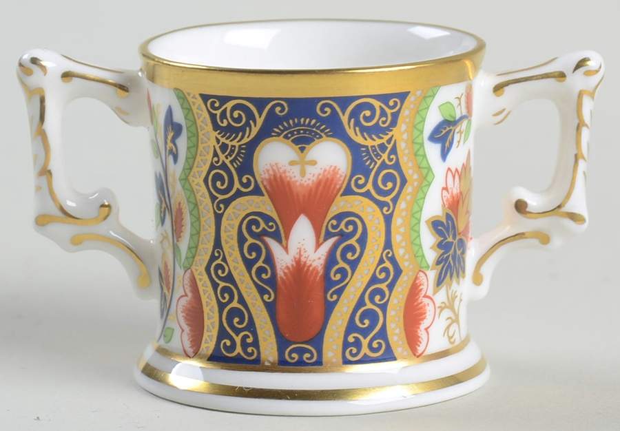Miniature Loving Cup Collection Imari Crown - No Box by Royal Crown Derby-1