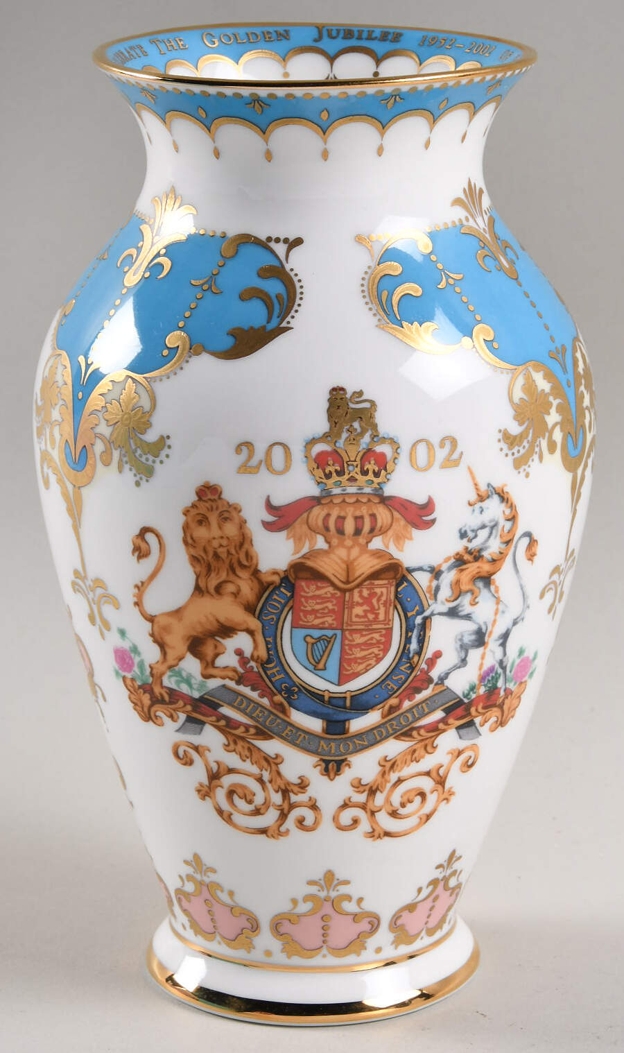 Elizabeth II Golden Jubilee Vase - No Box by Royal Collection-England-1