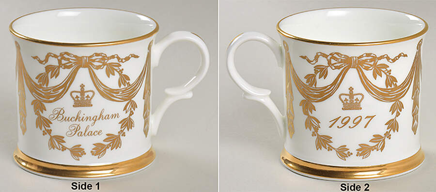 Buckingham Palace Annual Mug 1997 Buckingham Palace - With Box Bx1997 by Royal Collection-England-1