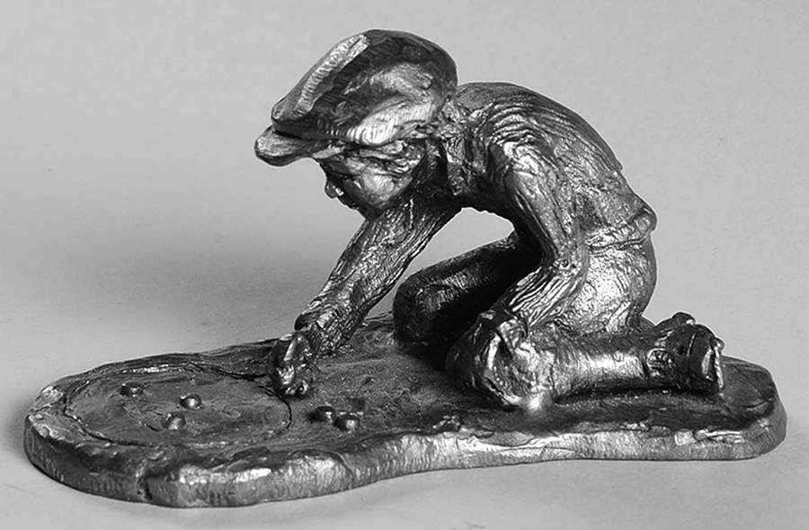 Century Park Groupings Boy With Marbles, Dan - No Box by Ricker Bartlett Casting Studio-1