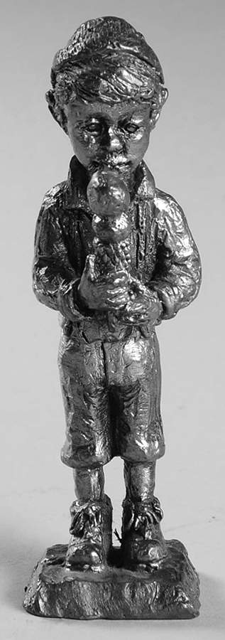 City Park Grouping Boy With Ice Cream - No Box by Ricker Bartlett Casting Studio-1