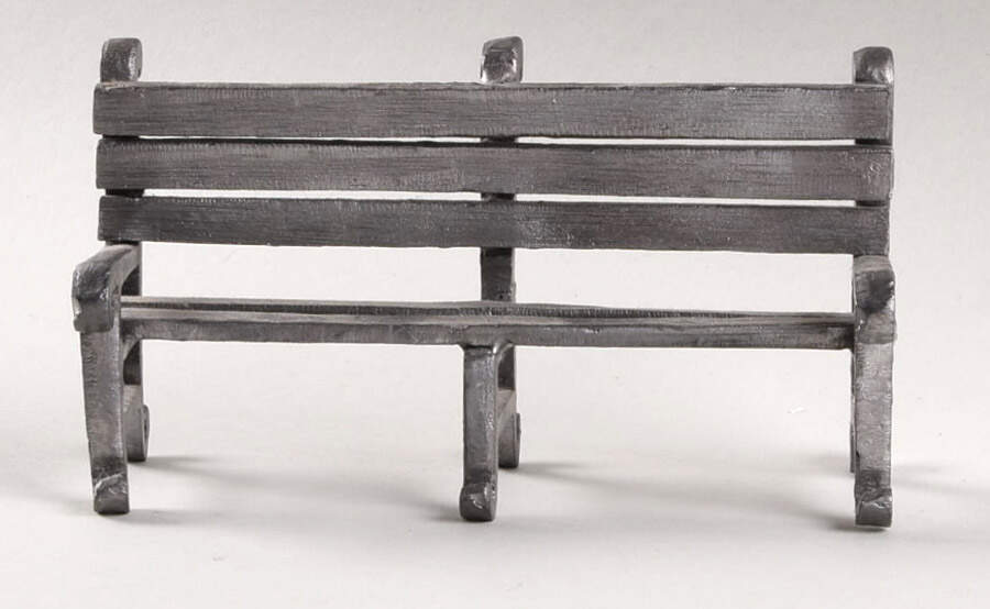 Pewter Figurines Bench - No Box by Ricker Bartlett Casting Studio-1