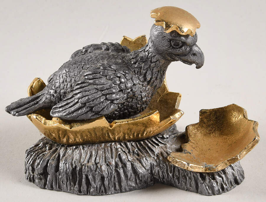 Pewter Figurines Ted-Eagle - No Box by Ricker Bartlett Casting Studio-1