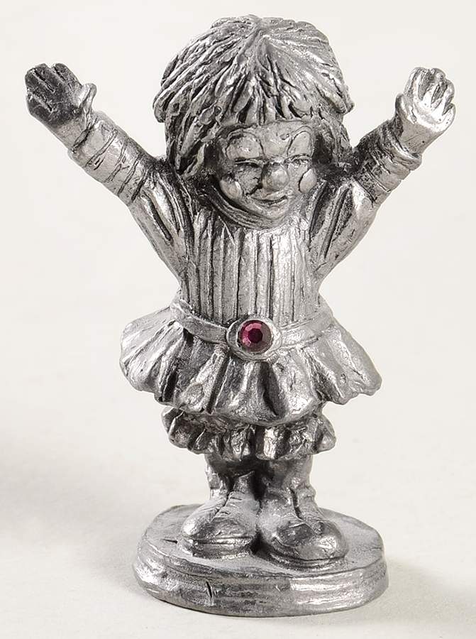 Pewter Figurines Clown With Hands Up - No Box by Ricker Bartlett Casting Studio-1