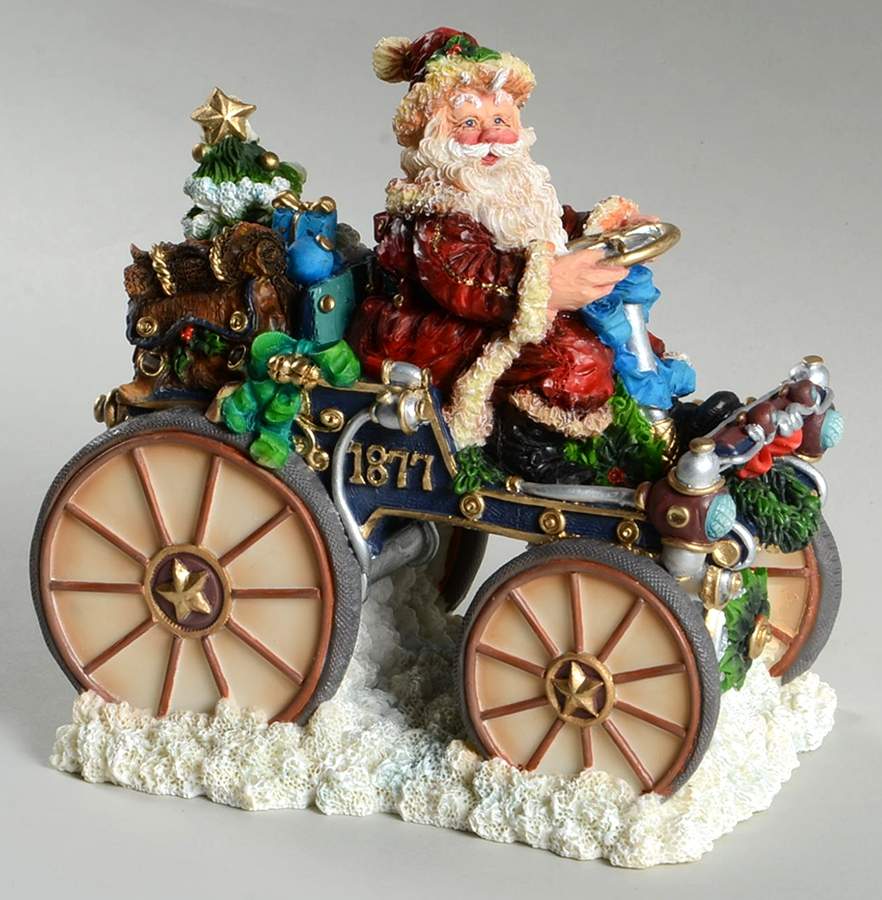 Santa & His Horseless Carraiges 1877 Seldon Road Wagon - Boxed by Roman-1