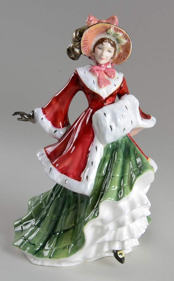 Seasons Series #6 Wintertime - No Box by Royal Doulton-1