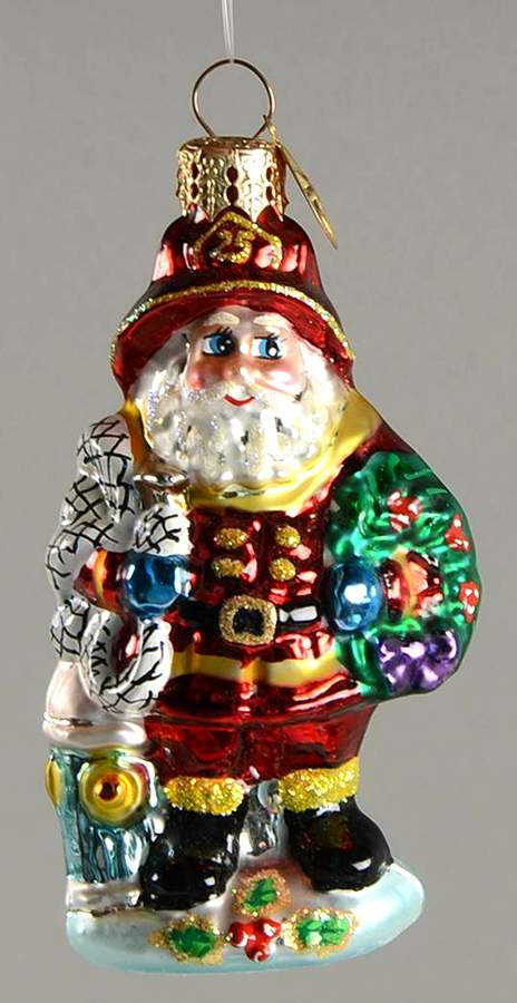 2013 Christopher Radko Ornaments Santa To The Rescue - No Box by Christopher Radko-1