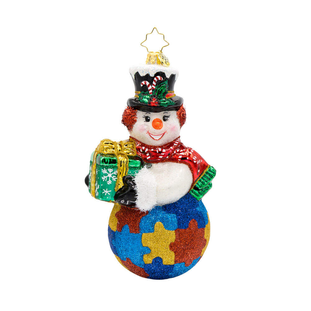 Autism Awareness 2025-Puzzle Piece Pal - No Box by Christopher Radko-1