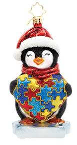 Autism Awareness 2026-Waddles Of Awareness - No Box by Christopher Radko-1