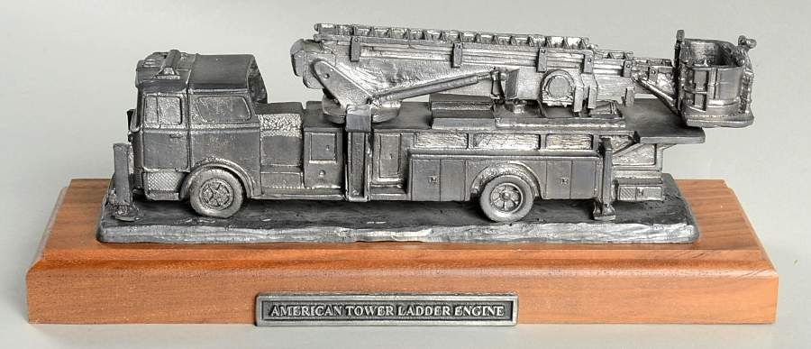 Fire Engine Series Tower Ladder Fire Engine - Boxed by Ricker Bartlett Casting Studio-1