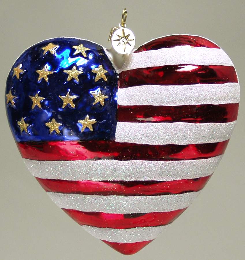 Tribute To America Brave Heart-New York Red Cross - Boxed by Christopher Radko-1