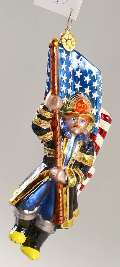 Tribute To America America's Bravest - Boxed by Christopher Radko-1