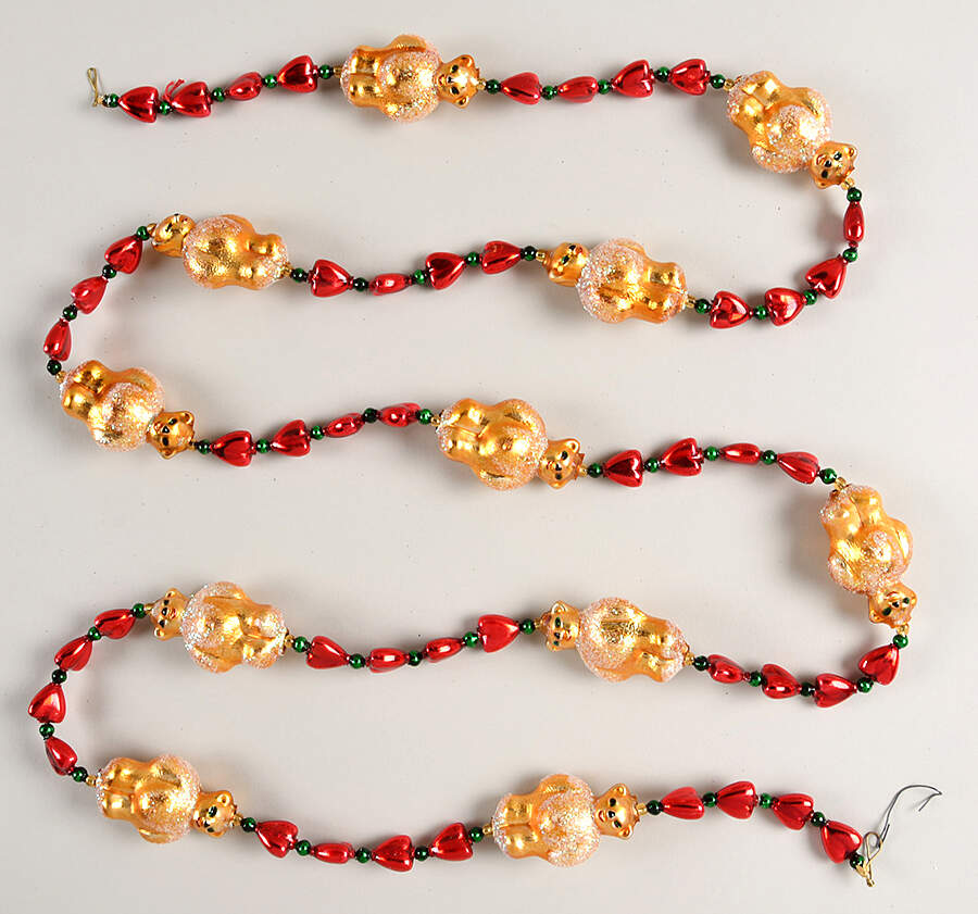 Garlands Teddy Hearts - Boxed by Christopher Radko-1