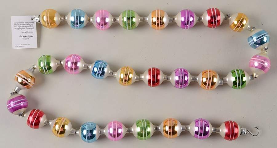 Garlands Rainbow Beads - Boxed by Christopher Radko-1