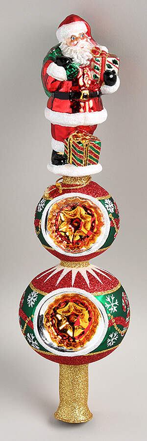Finials-Treetoppers Tip Top Nick Finial - Boxed by Christopher Radko-1