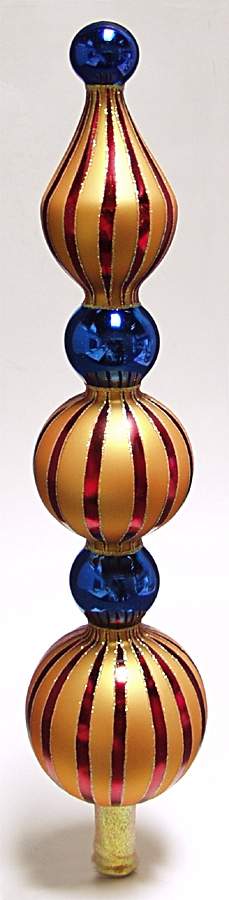 Finials-Treetoppers Grand Circus Finial - Boxed by Christopher Radko-1