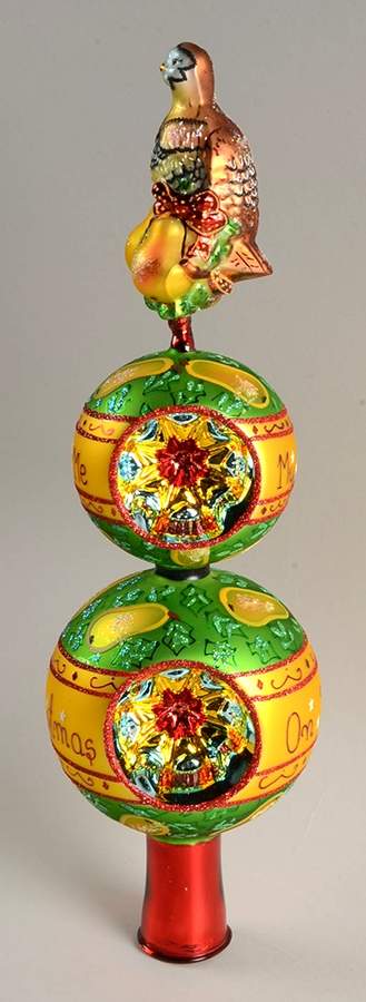 Twelve Days Finials First Day Finial - With Box by Christopher Radko-1