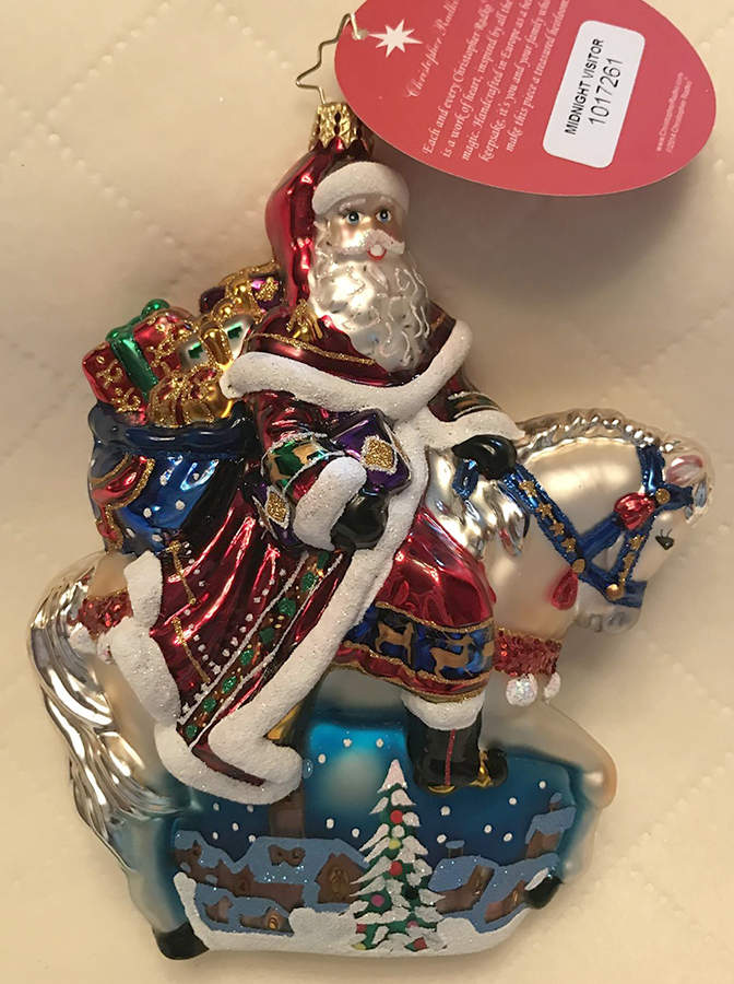 2015 Christopher Radko Ornaments Midnight Visitor - No Box by Christopher Radko-1