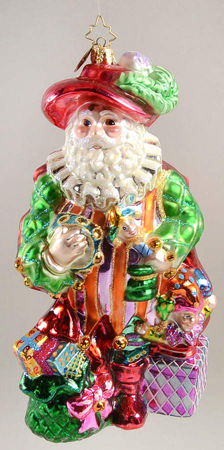 Santa Through the Centuries Troubadour Tradition England 15th Cent - No Box by Christopher Radko-1