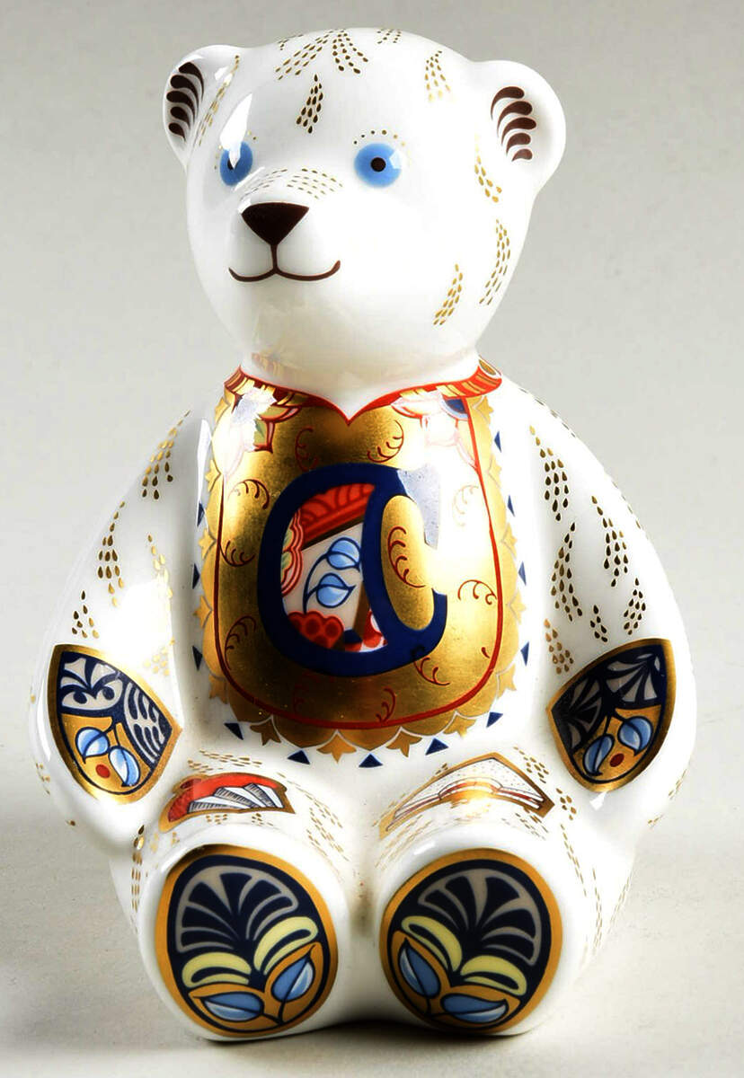 Alphabet and Number Bears Alphabet Bear-C - Boxed by Royal Crown Derby-1