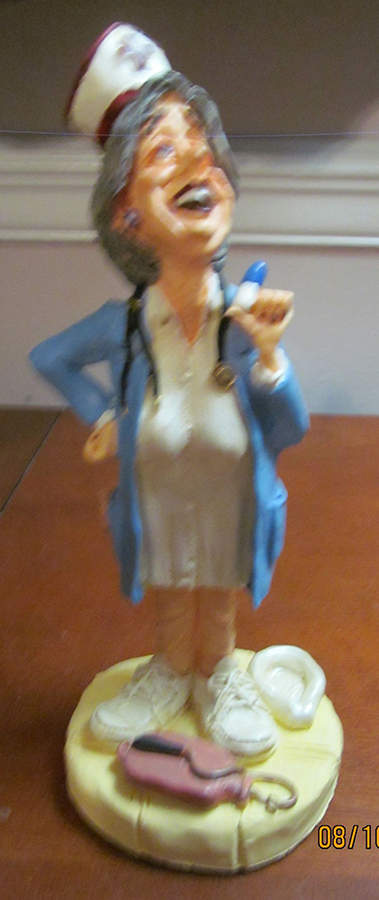 Doug Harris Figurines Feeling No Pain - No Box by Russ Berrie-1