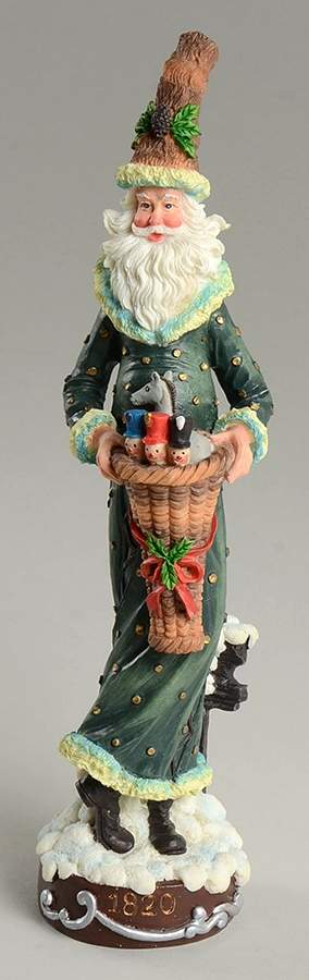 Santa Through the Decades 1820 Pencil Santa - Boxed by Roman-1