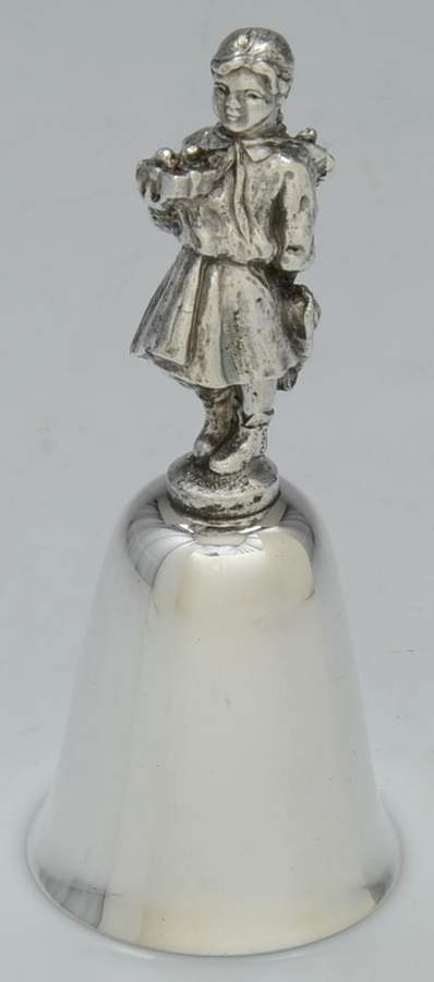 Mother's Day Bell Girl With Gift - Boxed by Reed & Barton-1