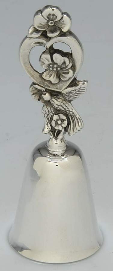 Valentine's Day Bells Heart Flowers & Dove - Boxed by Reed & Barton-1