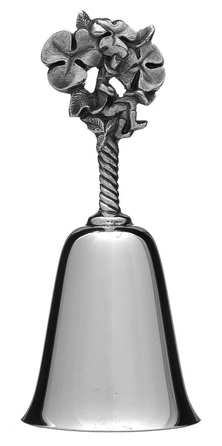 St Patrick's Day Bells Shamrocks - No Box by Reed & Barton-1
