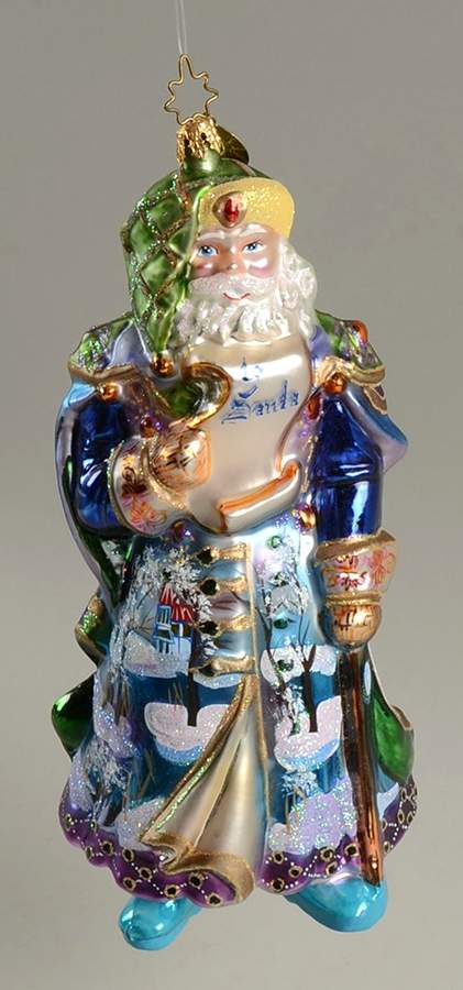 Portrait Santa Collection List N Glisten - No Box by Christopher Radko-1