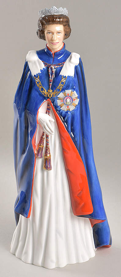 Royalty Queen Elizabeth Ii 30th Anniversary - No Box by Royal Doulton-1