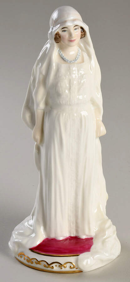 Royalty Elizabeth Bowes-Lyon-Wedding Day - No Box by Royal Doulton-1