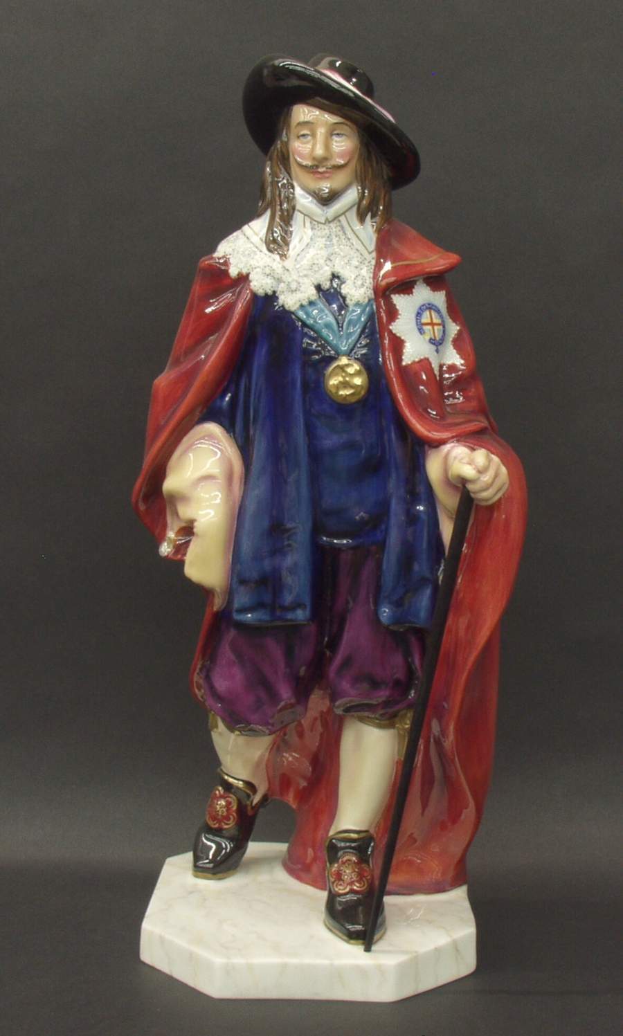 Royalty King Charles-350th Ann English Civil War - No Box by Royal Doulton-1