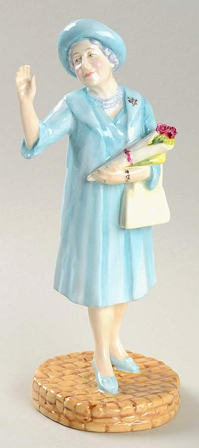 Royalty Queen Mother-100th Birthday - Boxed by Royal Doulton-1