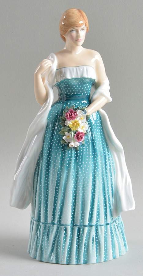 Royalty Lady Diana Spencer - No Box by Royal Doulton-1