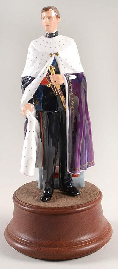 Royalty Hrh The Prince Of Wales-Charles - Boxed by Royal Doulton-1