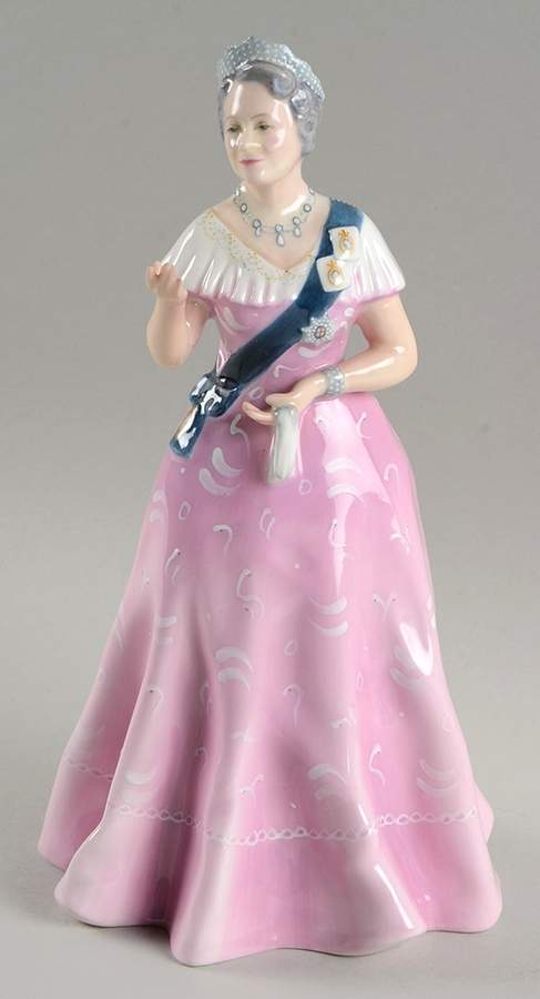 Royalty Queen Mother 80th Birthday - Boxed by Royal Doulton-1
