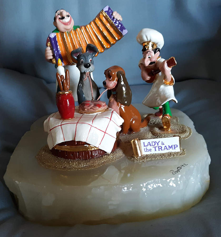 Disney Lady And The Tramp - No Box by Ron Lee-1