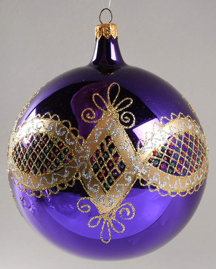 Balls Christmas Lace-Diamond - No Box by Christopher Radko-1