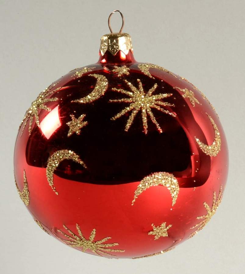 Balls Celestial-Red - No Box by Christopher Radko-1