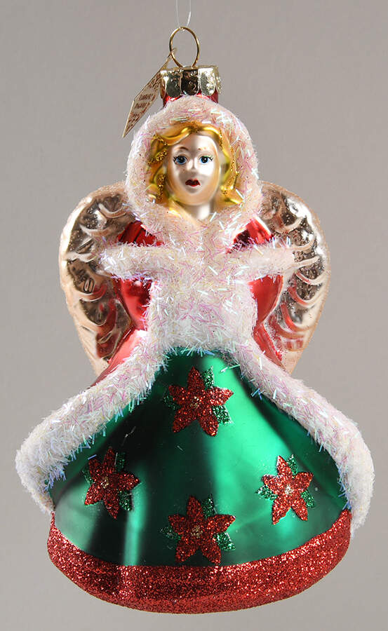 Sparkle Bright Angel Green Dress - Boxed by Christopher Radko-1